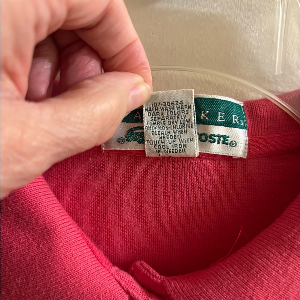 Lacoste Women’s Coral Resortcore Quiet Luxury Classic Polo Shirt, XL - Picture 5 of 8
